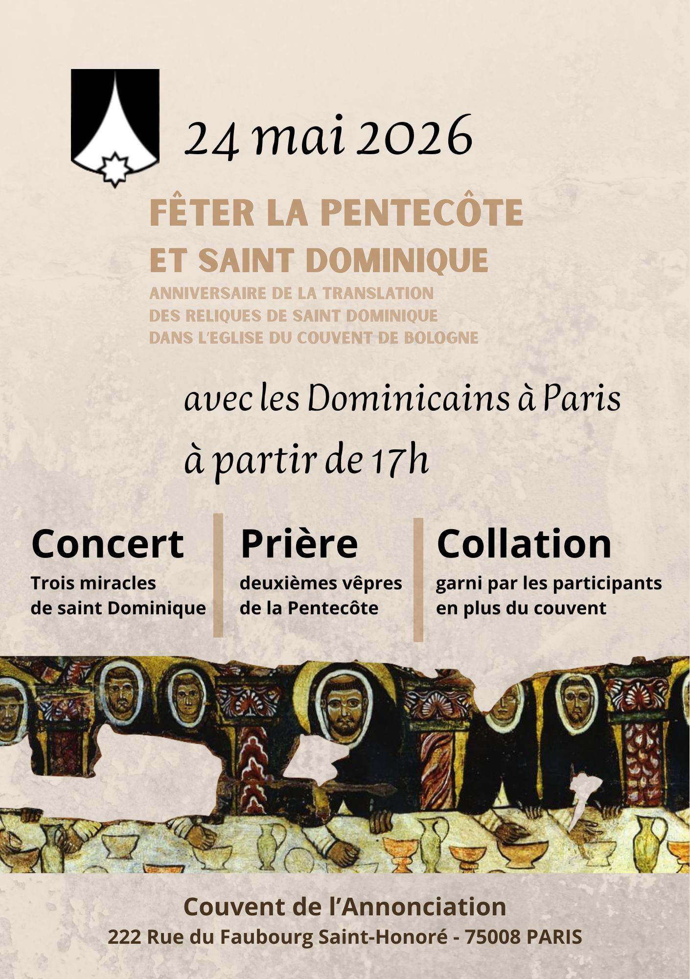 pentecôte couvent annonciation dominicains paris