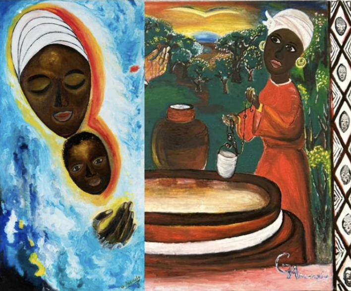 Œuvre poétique et picturale de Grégoire Abessolo